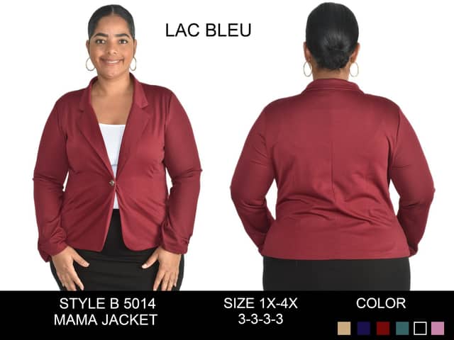 Short-Sleeve Blouse — Ladieswear · burgundy